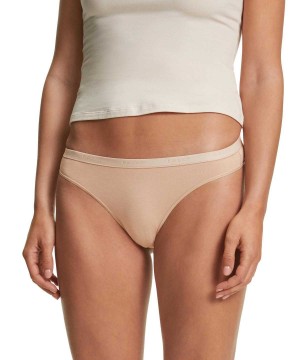 Falke 2-Pack Thong Daily Comfort Panties & Slips Dames Bruin | SJZ-657219