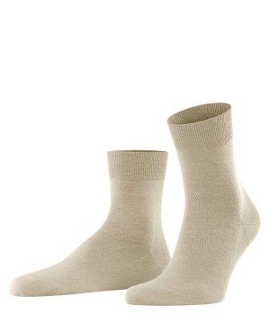 Falke Airport Short sock Sokken Heren Beige | ZXL-602438