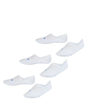 Falke Cool Kick 3-Pack Invisibles No Show Socks Kinderen Wit | ENF-063481