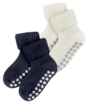 Falke Cotton Catspads 2-Pack House socks Sokken Baby Multicolored | QBR-173294