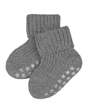 Falke Cotton Catspads House socks Sokken Baby Grijs | FAW-864127