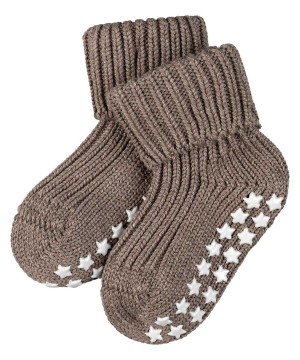 Falke Cotton Catspads House socks Sokken Baby Bruin | MYP-328614