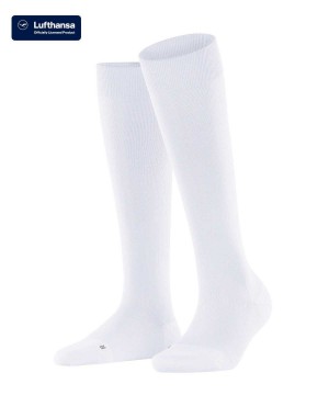 Falke Energizer Knee-high Socks Sokken Dames Wit | PRB-524790