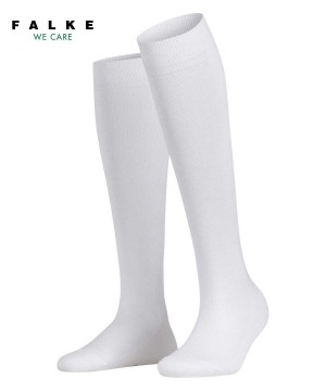 Falke Family Knee-high Socks Sokken Dames Wit | VCR-576912