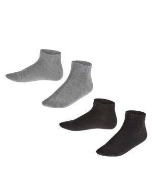 Falke Happy 2-Pack Sneaker socks Sokken Kinderen Multicolored | YES-045123