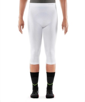Falke Impulse Ski 3/4 Tights Health Tights Heren Wit | HLZ-807523