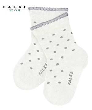 Falke Little Dot Socks Sokken Baby Wit | KMQ-328965