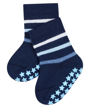Falke Multi Stripe House socks Sokken Baby Blauw | FUY-690578