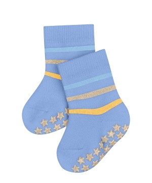 Falke Multi Stripe House socks Sokken Baby Blauw | GOY-874026