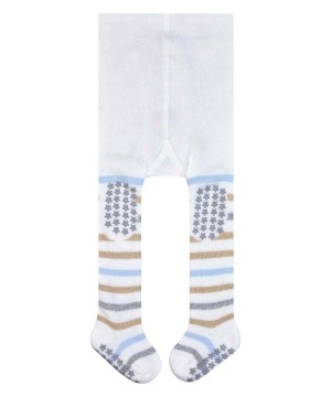 Falke Multi Stripe Tights Tights Baby Wit | LXY-765019