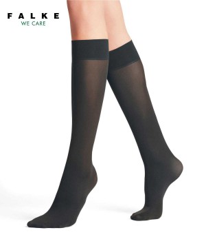 Falke Pure Matt 50 DEN Knee-high Socks Sokken Dames Grijs | LQS-982576