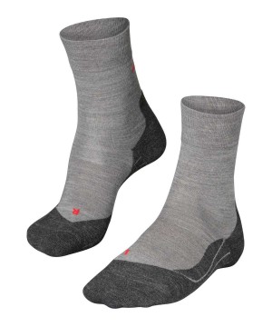 Falke RU4 Endurance Wool Running Socks Sokken Heren Grijs | MYZ-961285