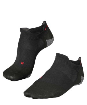 Falke RU5 Race Invisible Running Invisibles No Show Socks Heren Zwart | MJO-754308