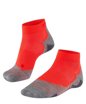 Falke RU5 Race Short Running Short sock Sokken Heren Rood | YAS-826470