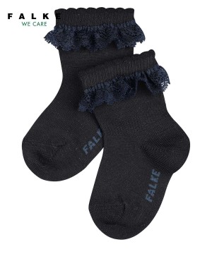 Falke Romantic Lace Socks Sokken Baby Blauw | LHS-573260