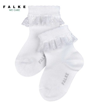 Falke Romantic Lace Socks Sokken Baby Wit | TOM-106483