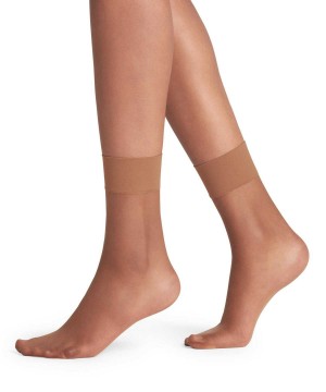 Falke Shelina 12 DEN Ankle socks Sokken Dames Bruin | MQY-089635