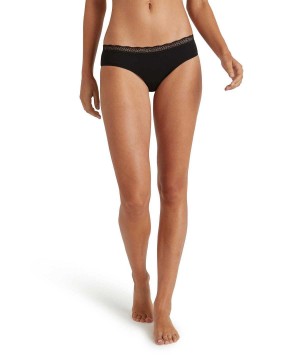 Falke Slip Daily Lace Panties & Slips Dames Zwart | YLE-480275