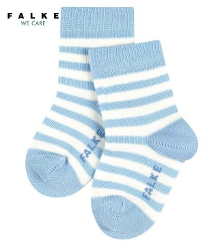 Falke Stripe Socks Sokken Baby Blauw | VTW-695321