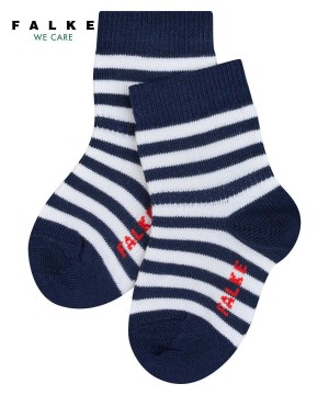 Falke Stripe Socks Sokken Baby Blauw | YCZ-470359