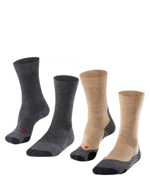 Falke TK2 Explore 2-Pack Socks Sokken Heren Multicolored | ILX-218576