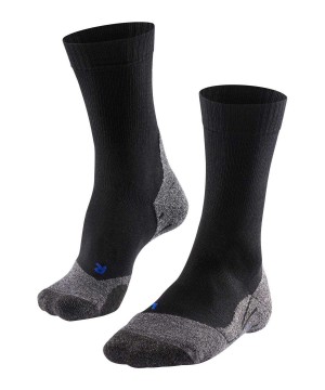 Falke TK2 Explore Cool Trekking Socks Sports Socks Dames Zwart | EHS-087143