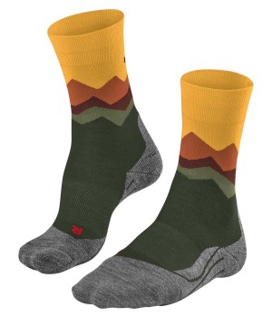 Falke TK2 Explore Trekking Socks Sokken Heren Groen | EAR-465092