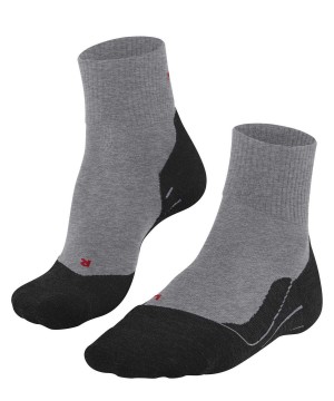 Falke TK5 Wander Wool Short Trekking Short sock Sokken Heren Grijs | GPX-892456