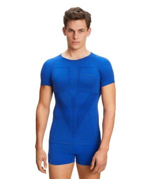 Falke T-Shirt Warm Overhemd Met Korte Mouwen Heren Blauw | XZM-469820
