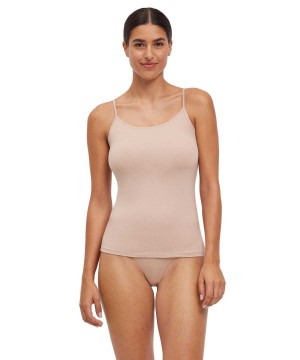 Falke Top Round-neck Daily Climate Control Bras & Tops Dames Bruin | DUB-963512