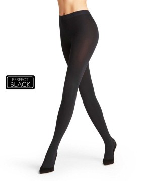 Falke Warm Deluxe 80 DEN Tights Tights Dames Zwart | AHW-150672